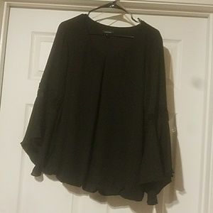 Black flowy blouse